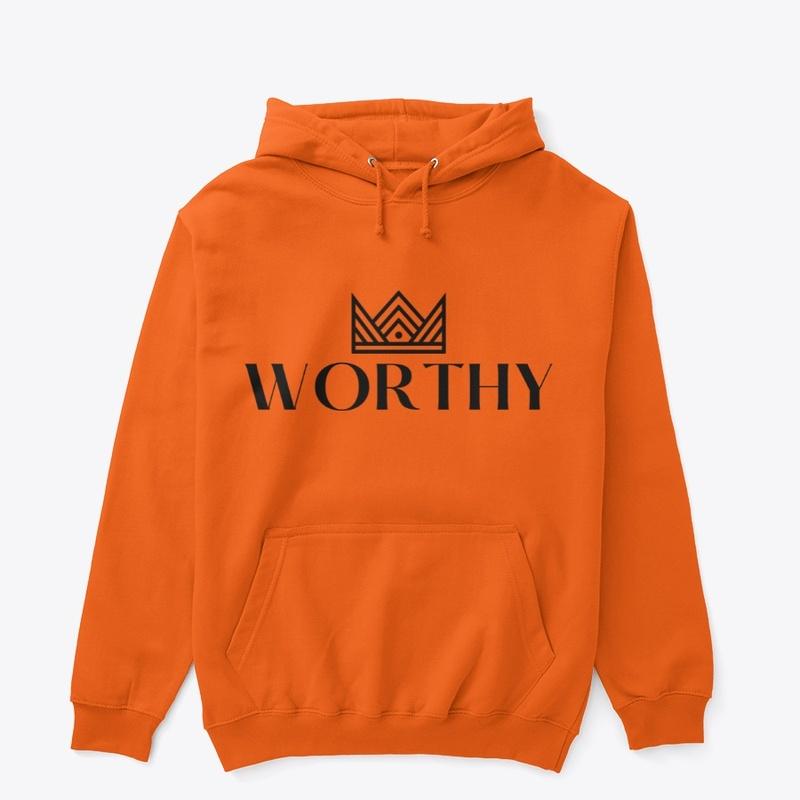 Worthy Hoodie with black print